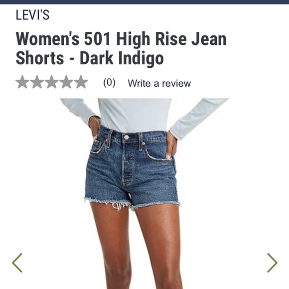 Levi’s 501 shorts Dark Indigo 29 - Picture 1 of 4